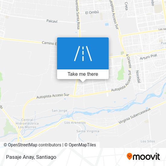 Pasaje Anay map