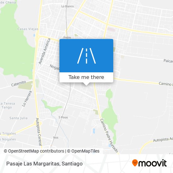 Pasaje Las Margaritas map