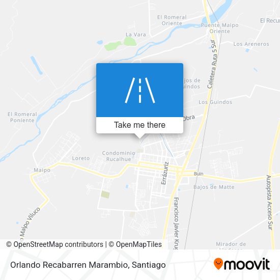 Orlando Recabarren Marambio map