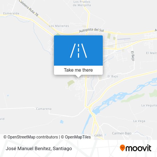 José Manuel Benítez map