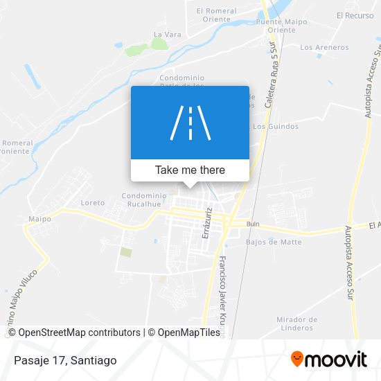 Mapa de Pasaje 17
