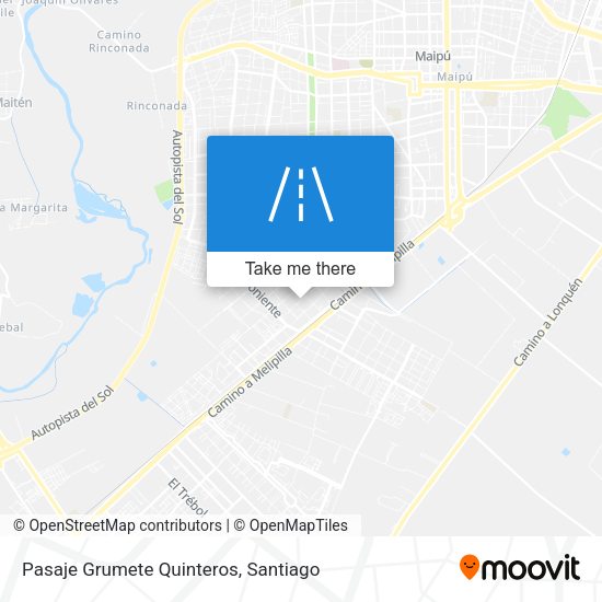 Mapa de Pasaje Grumete Quinteros