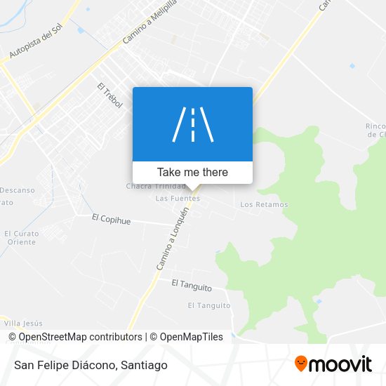 Mapa de San Felipe Diácono