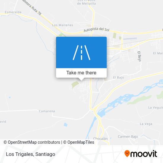 Mapa de Los Trigales