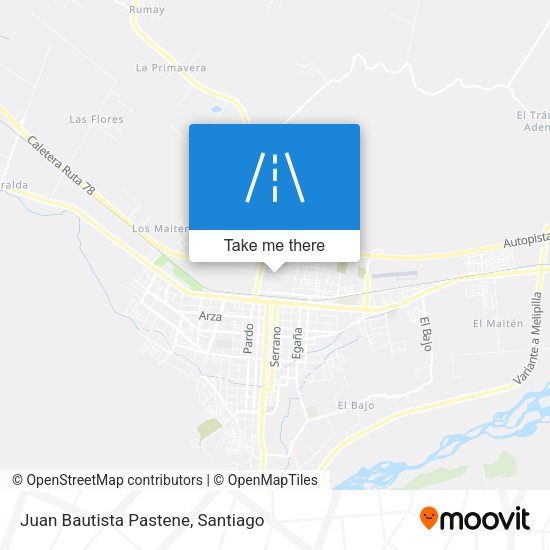 Mapa de Juan Bautista Pastene