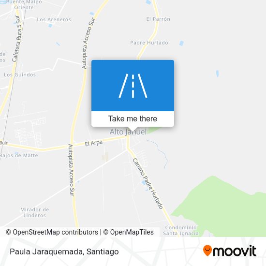 Mapa de Paula Jaraquemada