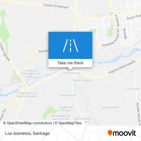 Mapa de Los Areneros