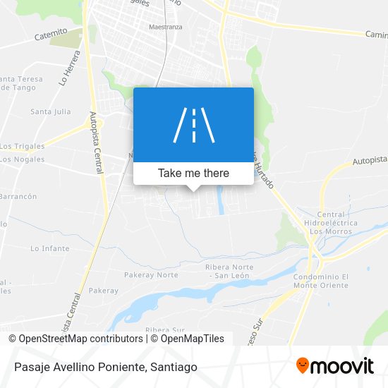 Pasaje Avellino Poniente map