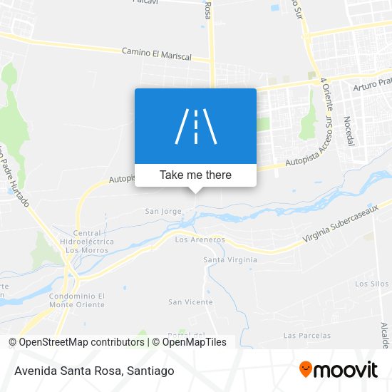 Mapa de Avenida Santa Rosa
