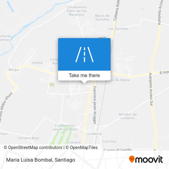Mapa de María Luisa Bombal