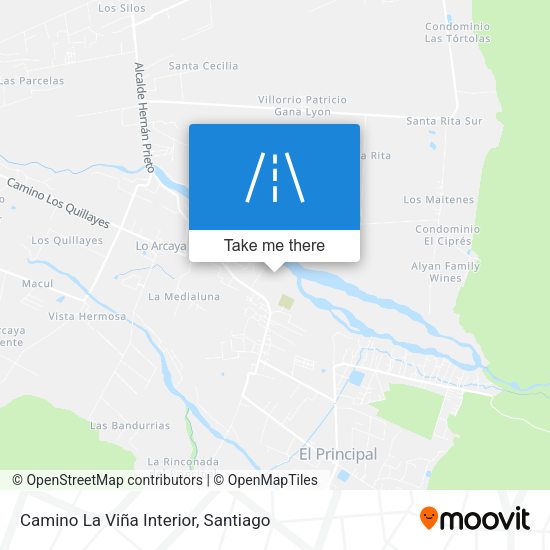 Camino La Viña Interior map