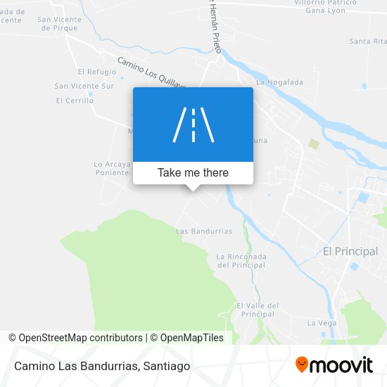 Mapa de Camino Las Bandurrias