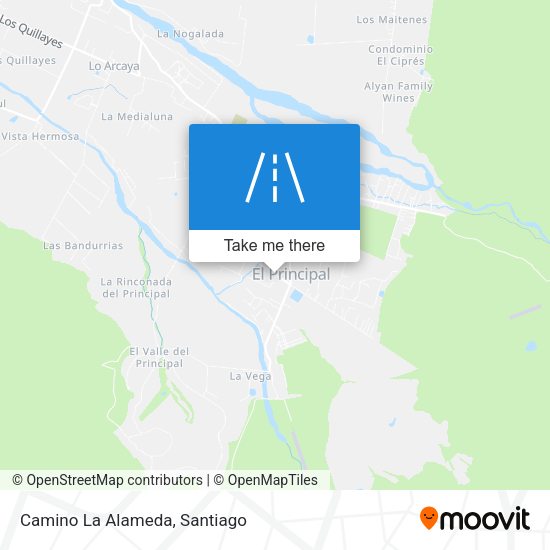 Mapa de Camino La Alameda