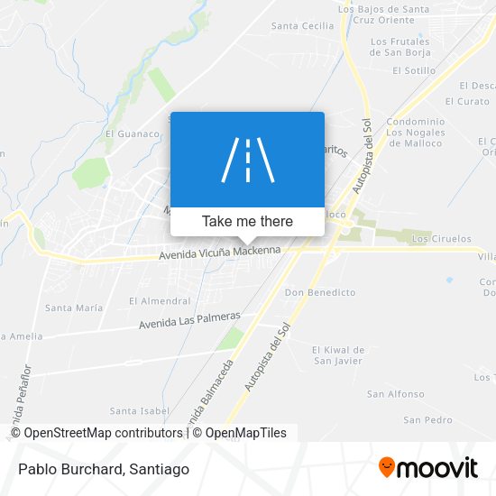 Mapa de Pablo Burchard