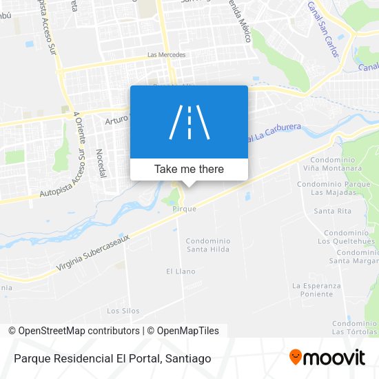 Parque Residencial El Portal map