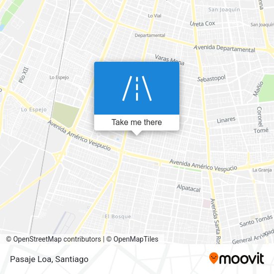 Mapa de Pasaje Loa