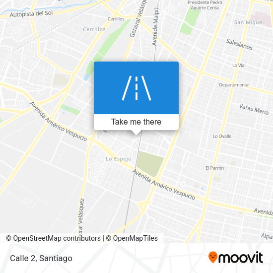 Calle 2 map