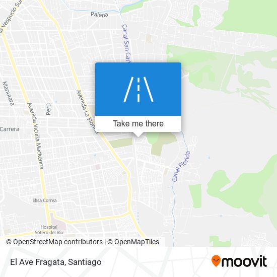 Mapa de El Ave Fragata