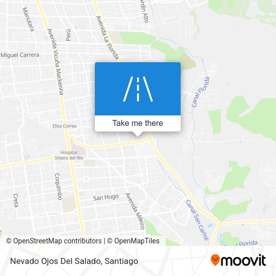 Nevado Ojos Del Salado map