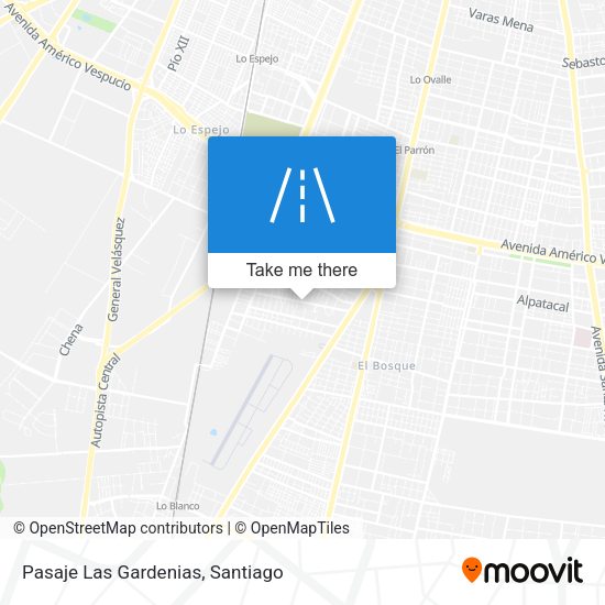 Pasaje Las Gardenias map