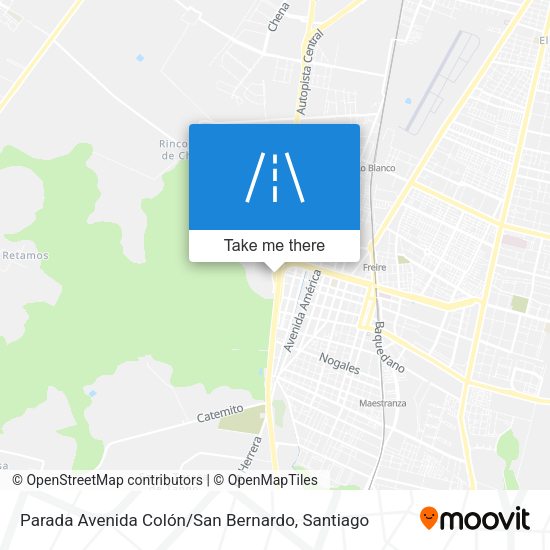 Mapa de Parada Avenida Colón / San Bernardo