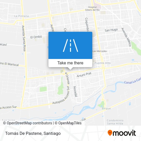 Tomás De Pastene map