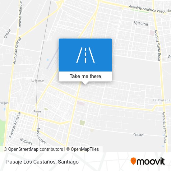 Pasaje Los Castaños map