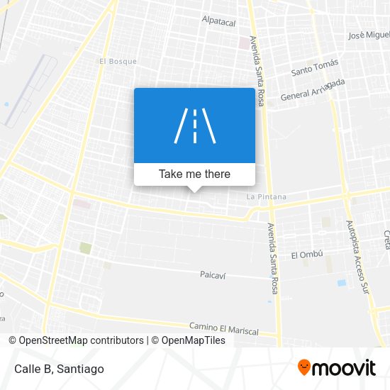 Calle B map