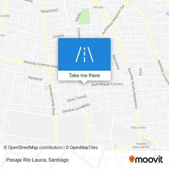 Pasaje Río Lauca map