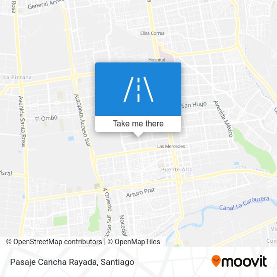 Mapa de Pasaje Cancha Rayada