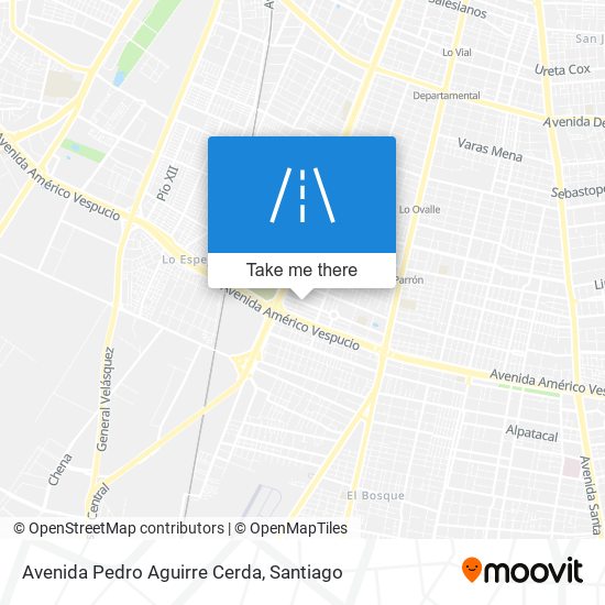 Avenida Pedro Aguirre Cerda map