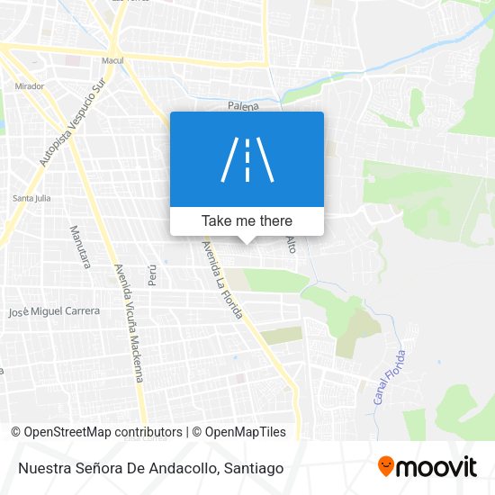 Nuestra Señora De Andacollo map