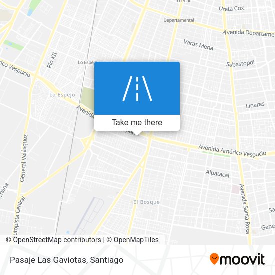 Mapa de Pasaje Las Gaviotas