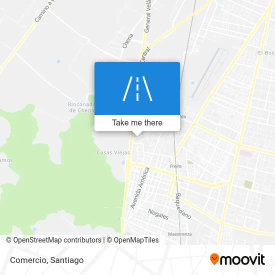 Comercio map