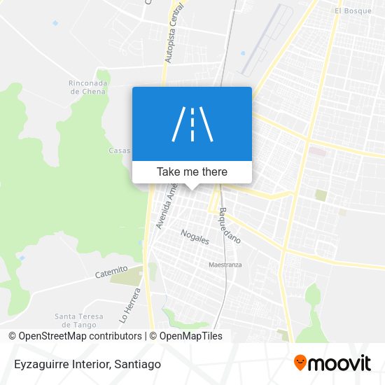 Mapa de Eyzaguirre Interior