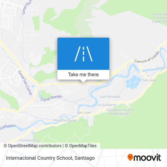 Internacional Country School map