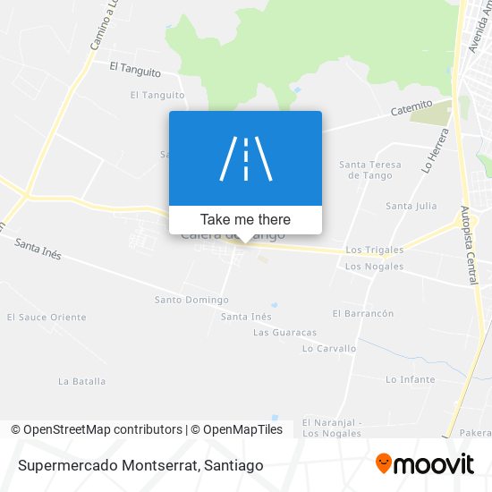 Mapa de Supermercado Montserrat