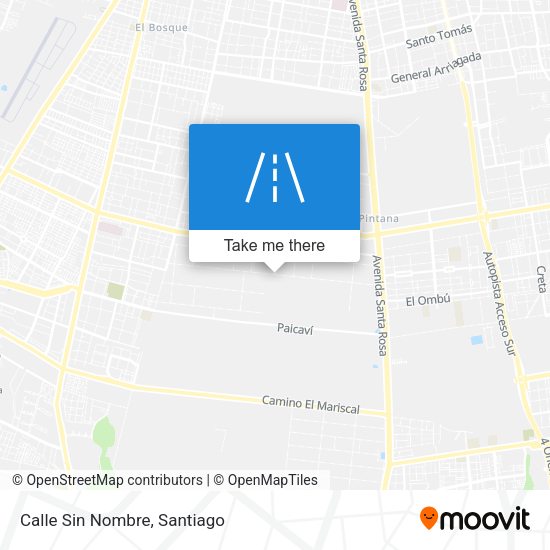 Mapa de Calle Sin Nombre