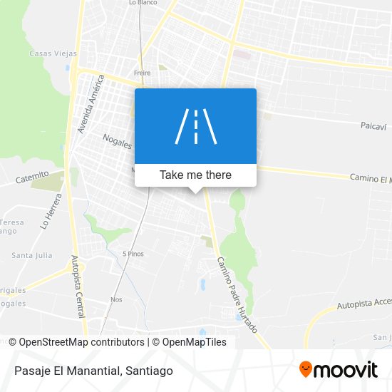 Mapa de Pasaje El Manantial