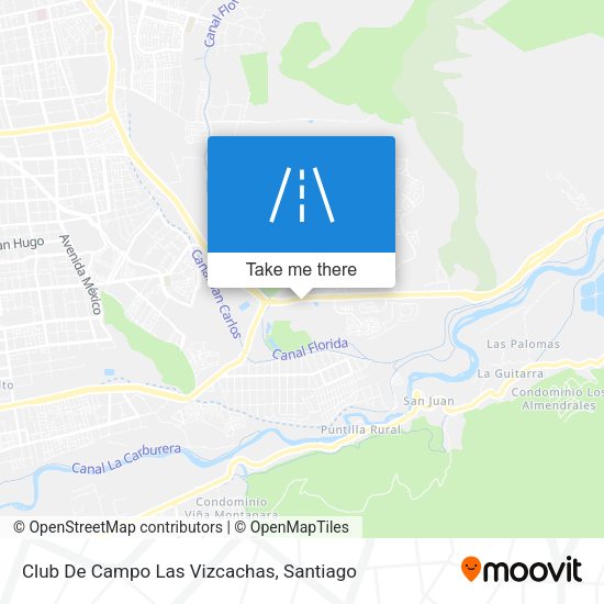 Mapa de Club De Campo Las Vizcachas