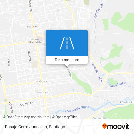 Pasaje Cerro Juncalillo map
