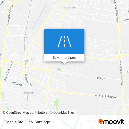 Pasaje Río Llico map
