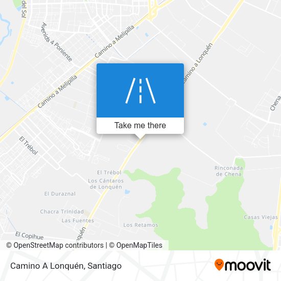 Mapa de Camino A Lonquén