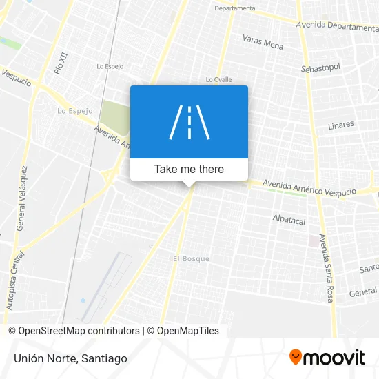 Unión Norte map