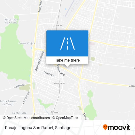 Pasaje Laguna San Rafael map