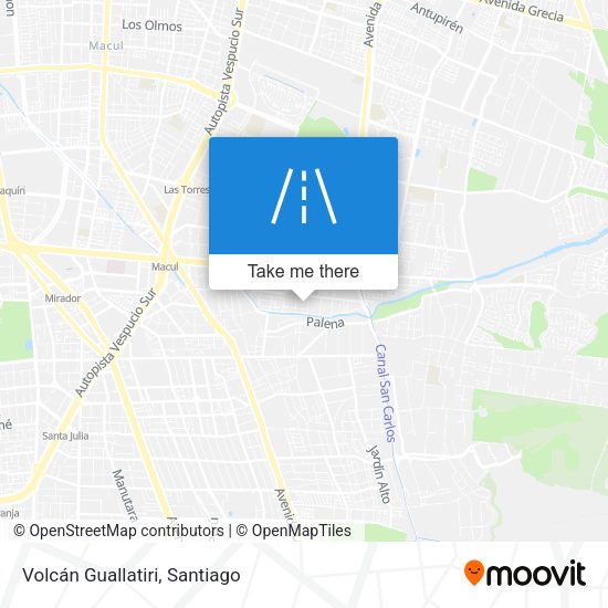 Mapa de Volcán Guallatiri