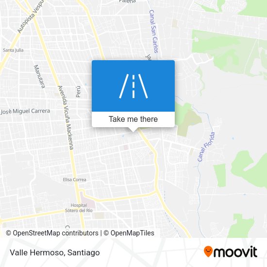 Mapa de Valle Hermoso