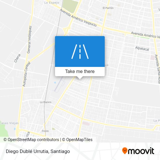 Diego Dublé Urrutia map