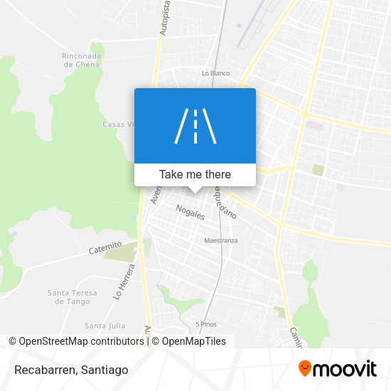 Mapa de Recabarren