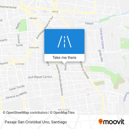 Pasaje San Cristóbal Uno map